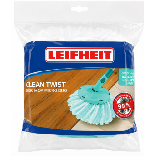 Зміннф насадка для швабри Leifheit Clean Twist Micro Duo